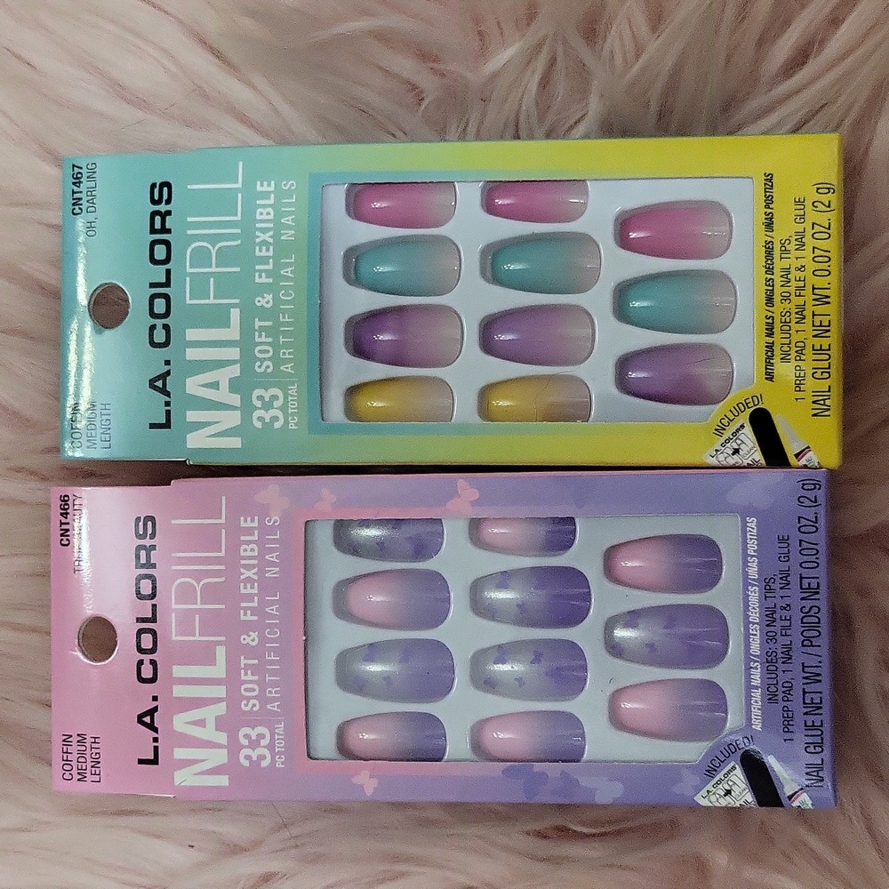 Brand New L.A Colors False Nails- 2CT.